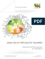 Analysis of Specjalists Salaries - Autumn 2016