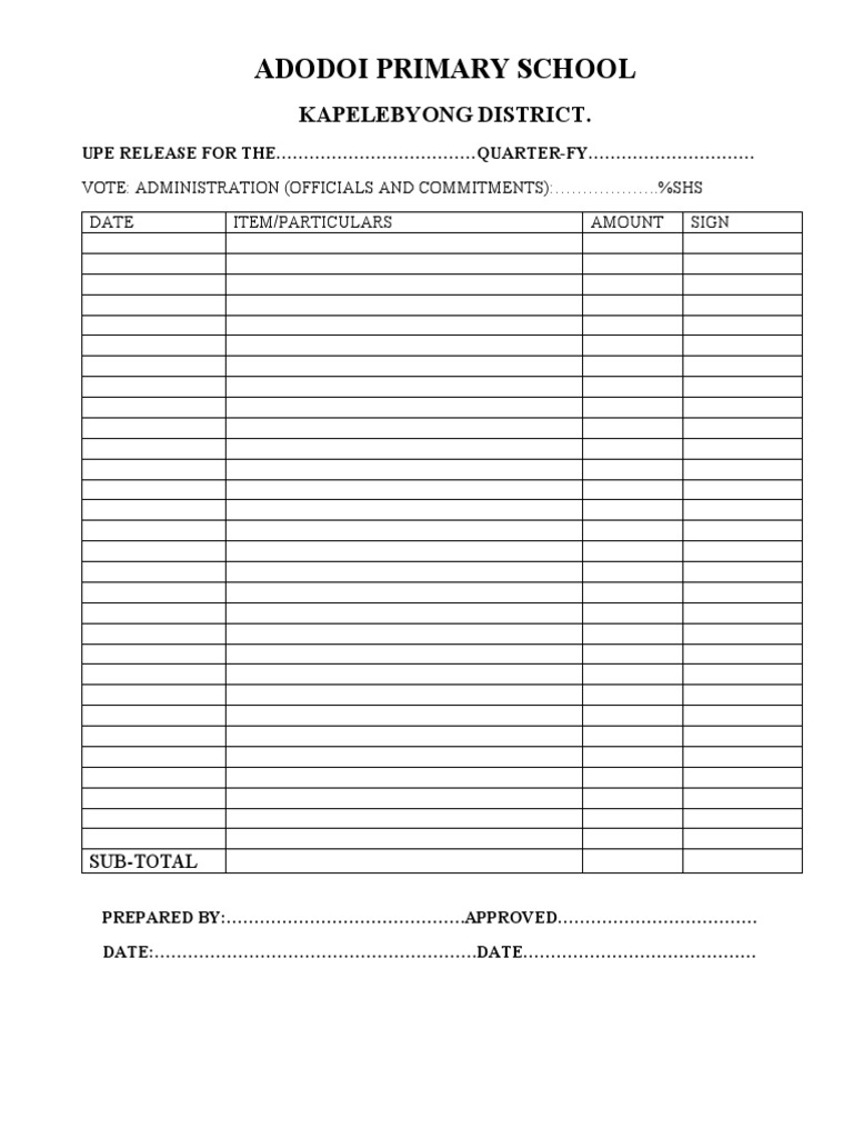 Upe Form | PDF