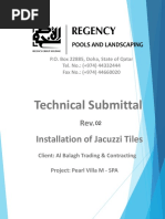 Technical Submittal - Installation of Jacuzzi Tiles Rev.01