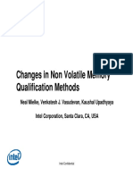 Changes in Non Volatile Memory Qualification Methods