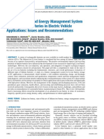 State-of-the-Art and Energy Management System of Lithium-Ion Batteries in Electric Vehicle Applications Issues and Recommendations
