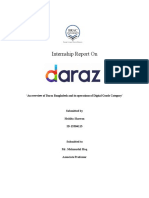 Internship Report On: An Overview of Daraz Bangladesh and Its Operations of Digital Goods Category'