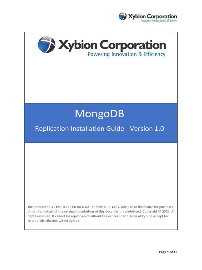 Mongo DB Replication POC PDF | PDF | Mongo Db | Replication (Computing)