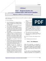 CEMAC Reglement 1999 01 Pratiques Commerciales Anticoncurentielles