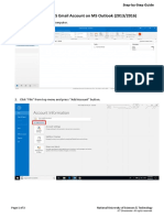 Setup Office 365 Email Account On MS Outlook (2013/2016)