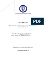 Prediction-Based Techniques For The Optimization of Mobile Networks PDF