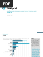 Estée Lauder Cos Inc in Beauty and Personal Care (World) : September 2020