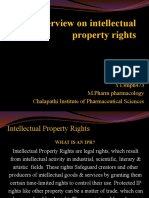 An Overview On Intellectual Property Rights: Presented by