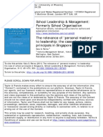 School Leadership & Management: Formerly School Organisation