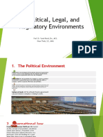 4 - The Political, Legal, and Regulatory Environments