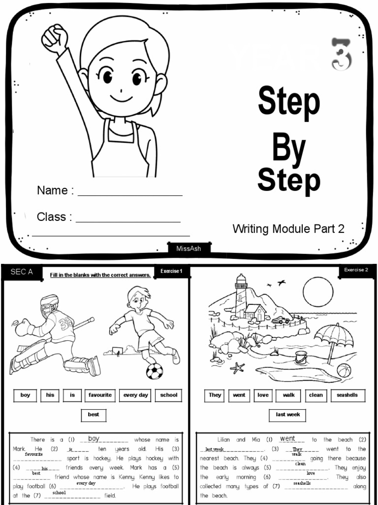 Year 3 Writing Exercises | PDF | Subject (Grammar) | Object (Grammar)