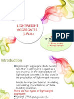 Lightweight Aggregates (L.W.A.) : Supervision Dr-Abdulqadir Ismmail Prepar Students DR - Abdulqadir Ismmail