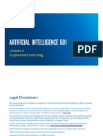 AI 501 - Lesson 4 - Supervised Learning