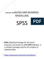 Data Analysis and Business Modelling