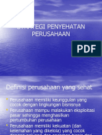 Strategi Penyehatan Perusahaan