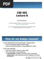 UML Class Diagrams: Thanks To Marty Stepp, Michael Ernst, and Other Past Instructors of CSE 403