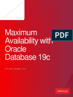 Maximum Availability With Oracle Database 19c: W Hite Paper / December 17, 2019