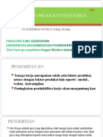 Gizi Dan Produktivitas Kerja