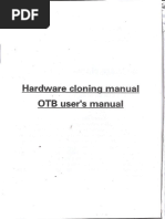 Docking station-hardware cloning manual OTB users manual