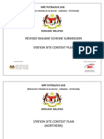 Putrajaya Line Revise Railway Scheme Station Site Context Plan PDF