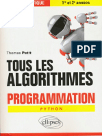 Ellipses Prog Algorithmes Python Prepa Scientifique PDF