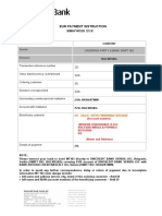 Swift Mt103: Eur Payment Instruction