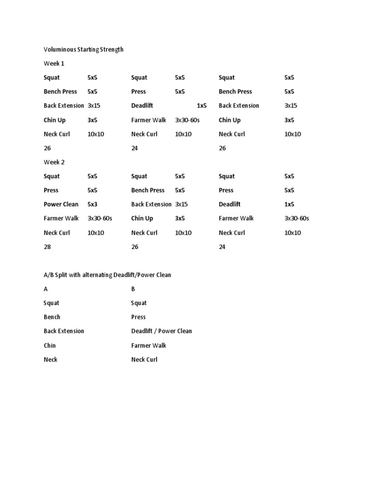 Strength Training Program Guide | PDF | Home & Garden