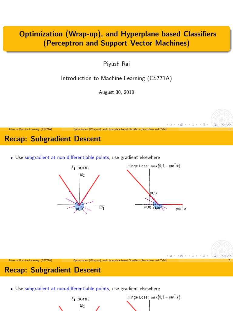 771 A18 Lec10 | PDF | Mathematical Optimization | Artificial Neural Network