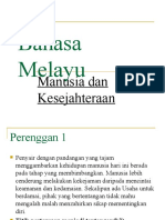 Manusia Dan Kesejahteraan