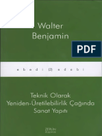 Walter Benjamin Teknik Olarak Yeniden Üretilebilirlik Çağında Sanat Yapıtı Zeplin Yayınları - - 5Фн6мВ