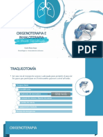 Oxigenoterapia e Inhaloterapia en TQT