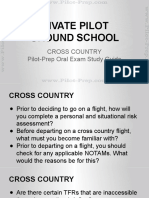 Private Pilot Ground School: Cross Country Pilot-Prep Oral Exam Study Guide