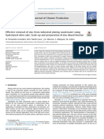 Journal of Cleaner Production: R. Fern Andez-Gonzalez, M.A. Martín-Lara, J.A. Moreno, G. BL Azquez, M. Calero