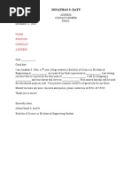PLDT Req. Letter For Upgrade Plan | PDF