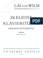 24 Kleine Klavierstücke - Kabalevsky PDF