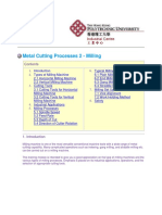 Metal Cutting Processes 2 - Milling