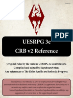 UESRPG 3e Reference