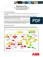 Maintenance Tips: Root Cause Analysis Technique