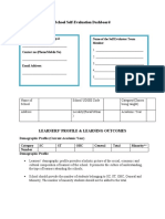 Self Evaluation Dashboard