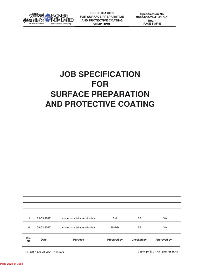 Painting PDF PDF Paint Specification (Technical Standard)