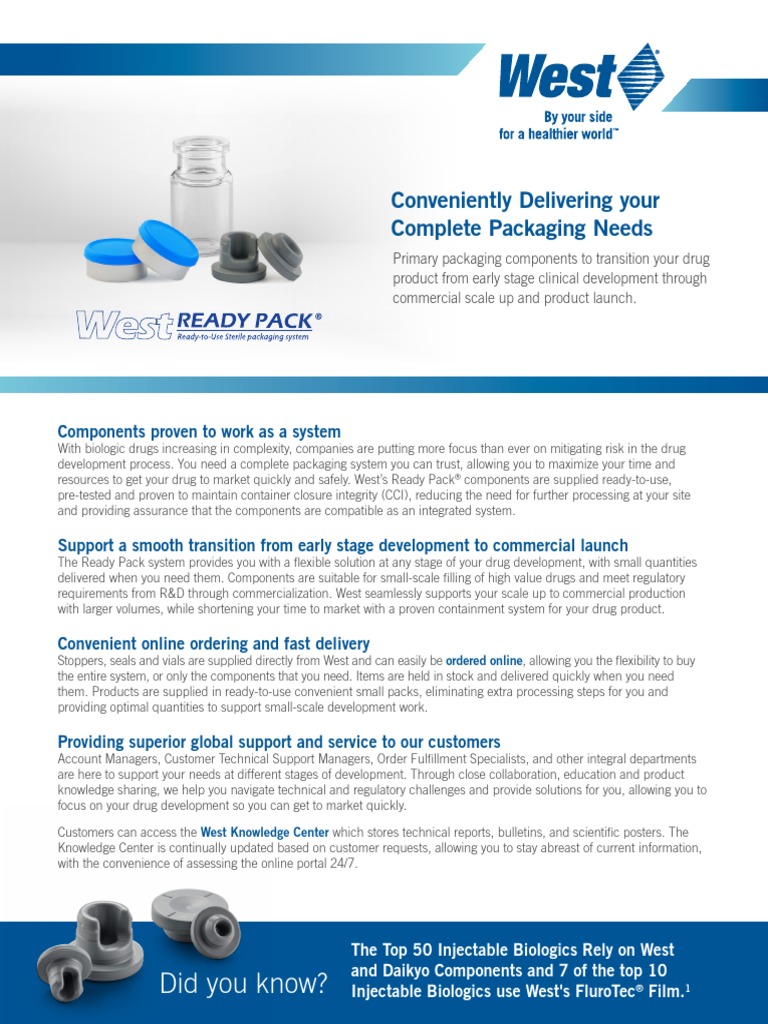 Ready Pack Information Sheet | PDF | Drug Development | Packaging And ...