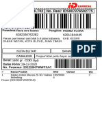 NGW2-SUB08-KBLT02 No. Resi: IDS007276502775: Penerima: Padma Flora Reva Rere Lasese Pengirim