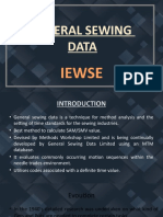 General Sewing Data