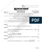 ISC-XI-Mathematics Mid Term Exam (2020-21) QP PDF
