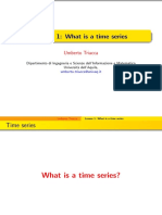 Lesson 1: What Is A Time Series: Umberto Triacca