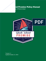 Rhode Island Promise Policy Manual v1.2