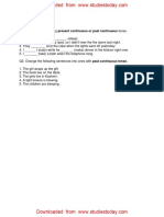 CBSE Class 6 English - Continuous Tense PDF