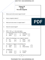 CBSE Class 6 Fun with magnets Worksheet.pdf