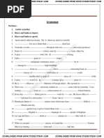 CBSE Class 6 English Practice Worksheets (2)