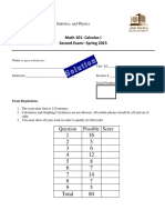 Key Math101 Exam 2 Spring2015 PDF